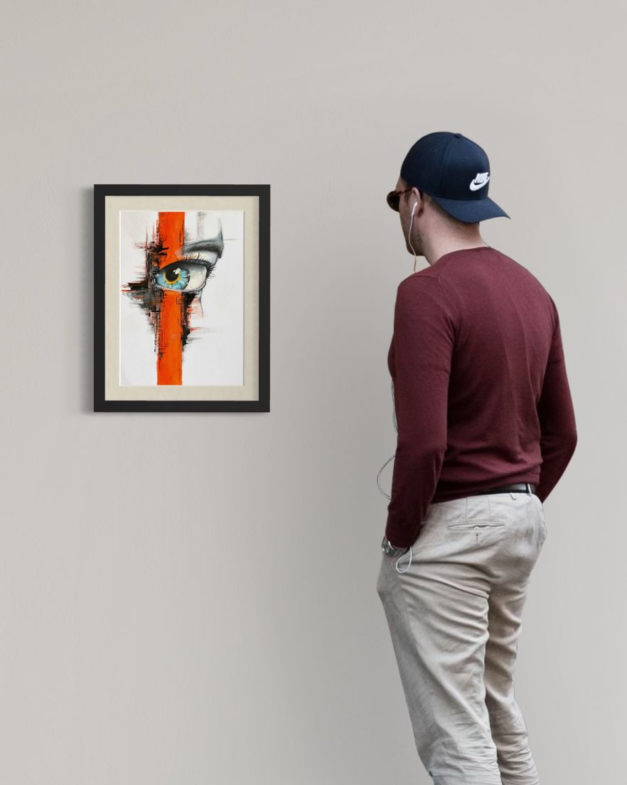 Pastel à l'huile - Vision